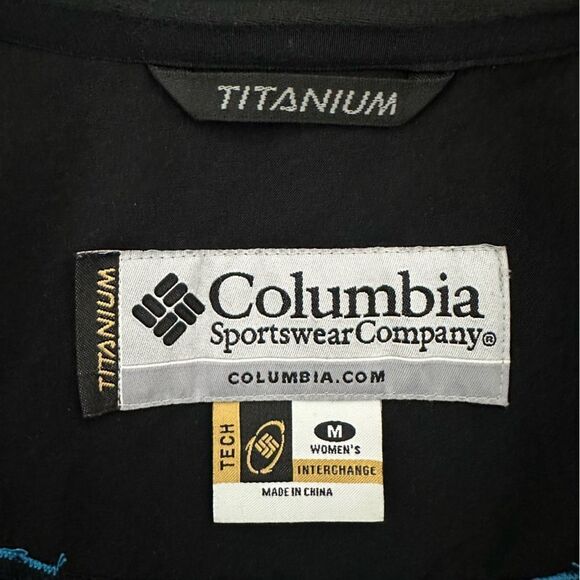 Columbia woman’s Titanium Tech Jacket Blue Interchange Utility size M - Picture 6 of 13